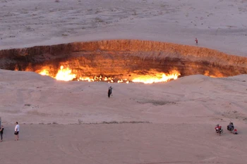 "Cổng địa ngục" xuất hiện trên trần gian ở sa mạc Turkmenistan
