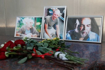 Ba nhà báo Nga bị sát hại. (Nguồn: Reuters)