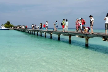 Du khách tại Maldives. (Nguồn: Reuters)