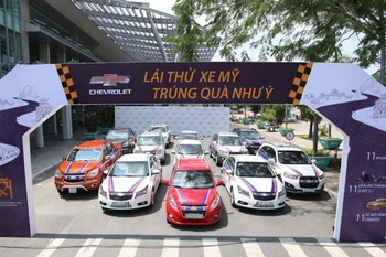 Chương trình lái thử xe Chevrolet sẽ diễn ra tại 11 tỉnh thành ở nước ta. (Ảnh: GMV cung cấp)