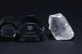 Viên kim cương khai thác từ mỏ Karowe tại Botswana. (Nguồn: Lucara Diamond)