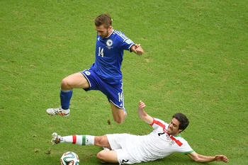 Lần đầu tiên Bosnia & Herzegovina đánh bại được Iran