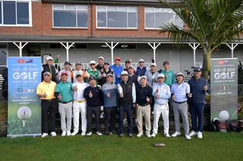 Giải golf góp phần kết nối các hội đoàn cộng đồng người Việt ở New Zealand trên tinh thần thể thao lành mạnh và đoàn kết. (Ảnh: Vietnam+)