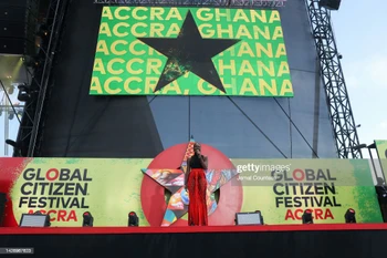 Trao yêu thương, sẻ chia niềm vui tại lễ hội âm nhạc Global Citizen