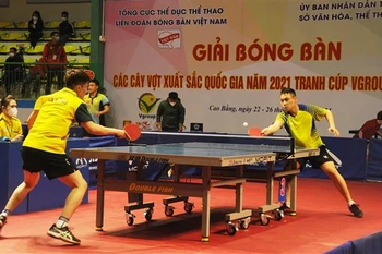 64 tay vợt dự giải bóng bàn các cây vợt xuất sắc quốc gia 2021 