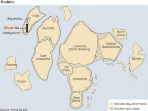Các nhà khoa học tin rằng đã tìm thấy một mảnh dấu vết của tiểu lục địa Mauritius bị chôn vùi dưới Ấn Độ Dương. (Nguồn: in2eastafrica.net)