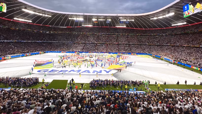 Lễ khai mạc EURO 2024 trên sân vận động Allianz Arena. (Ảnh: Phương Hoa/TTXVN)
