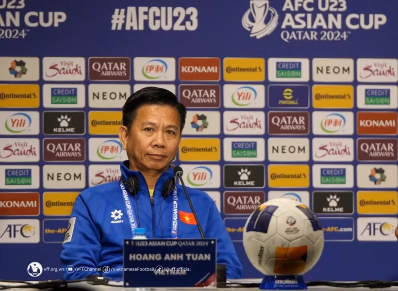 Huấn luyện viên Đội tuyển U23 Việt Nam Hoàng Anh Tuấn. (Nguồn: VFF)