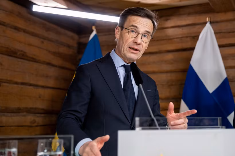 Thủ tướng Thụy Điển Ulf Kristersson. (Ảnh: THX/TTXVN)