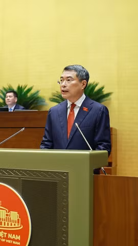 Thủ tướng Chính phủ Lê Minh Hưng phát biểu nhậm chức. (Ảnh: Thống Nhất/TTXVN)