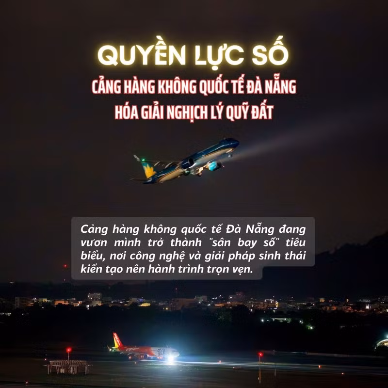 Digital power: Da Nang International Airport solves the land fund paradox