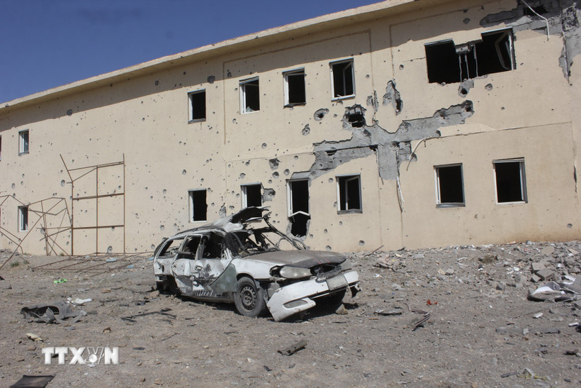 Thiệt hại do giao tranh tại Kandahar, Afghanistan ngày 28/2/2026. (Nguồn: THX/TTXVN)