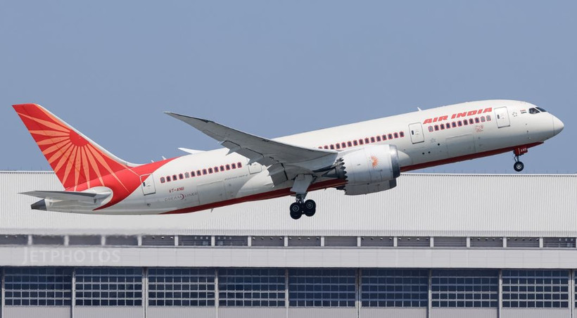 Một chiếc máy bay của hãng Air India. (Nguồn: Flightradar24)