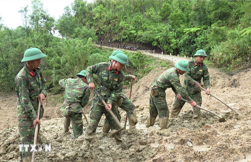 Cổng Thông tin điện tử Ban Chỉ đạo Phòng thủ dân sự quốc gia cung cấp thông tin chỉ đạo, điều hành hoạt động phòng ngừa, ứng phó, khắc phục hậu quả sự cố, thiên tai. (Ảnh: Cao Nguyên/TTXVN)