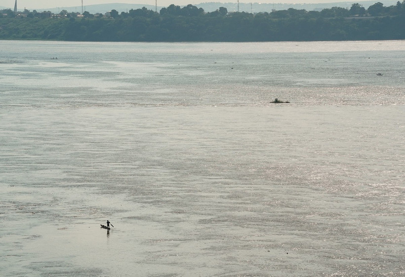 Sông Congo tại Kinshasa, Cộng hòa Dân chủ Congo. (Ảnh: THX/TTXVN)