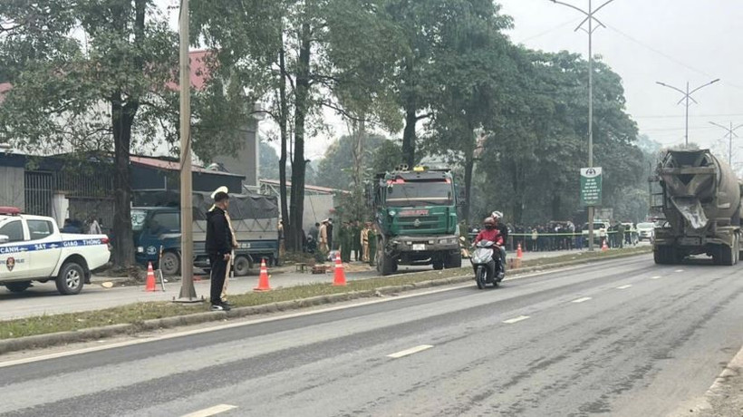 Hiện trường vụ tai nạn. (Nguồn: VOV)