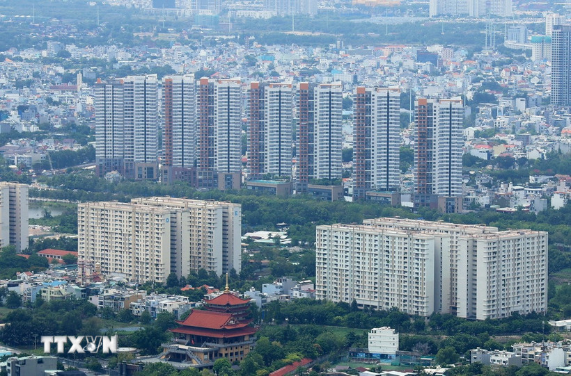 Một góc ở thành phố Thủ Đức, Thành phố Hồ Chí Minh. (Ảnh: Hồng Đạt/TTXVN)