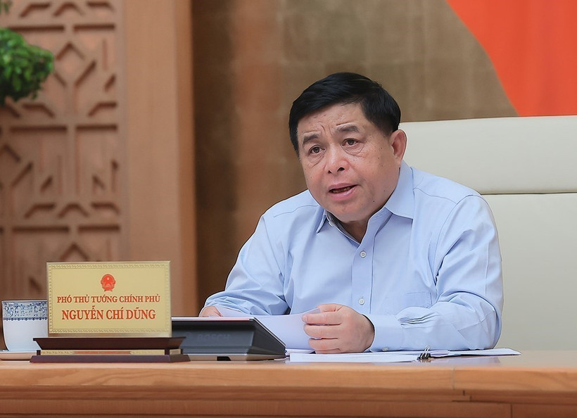 Phó Thủ tướng Nguyễn Chí Dũng phát biểu. (Ảnh: An Đăng/TTXVN)