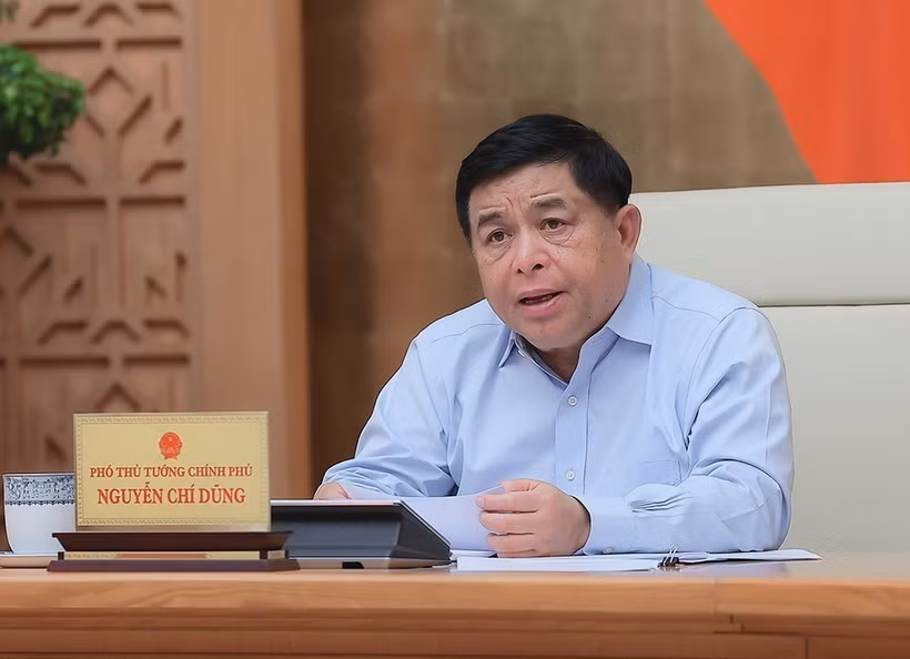 Phó Thủ tướng Nguyễn Chí Dũng phát biểu. (Ảnh: An Đăng/TTXVN)