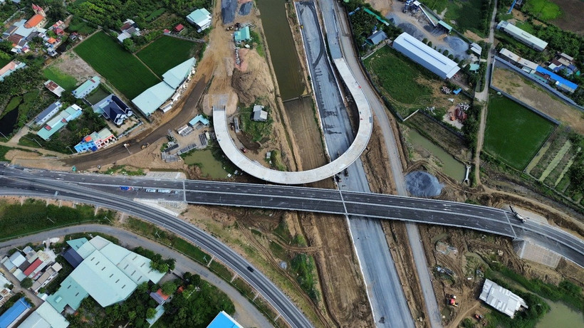 Dự án Vành đai 3 Thành phố Hồ Chí Minh. (Ảnh: Bùi bóng đá trực tiếp kèo nhà cáig/TTXVN)
