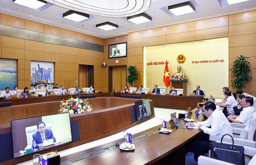 Một phiên họp của Ủy ban Thường vụ Quốc hội. (Ảnh: Doãn Tấn/TTXVN)