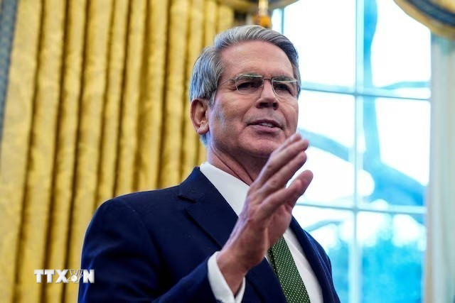 Bộ trưởng Tài chính Mỹ Scott Bessent. (Ảnh: Reuters/TTXVN)