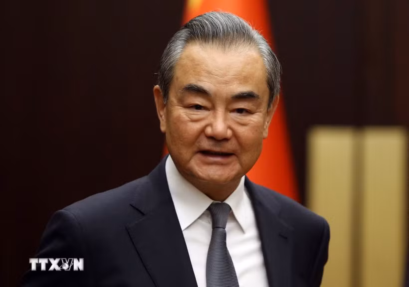Bộ trưởng Ngoại giao Trung Quốc Vương Nghị . (Ảnh: AFP/TTXVN)