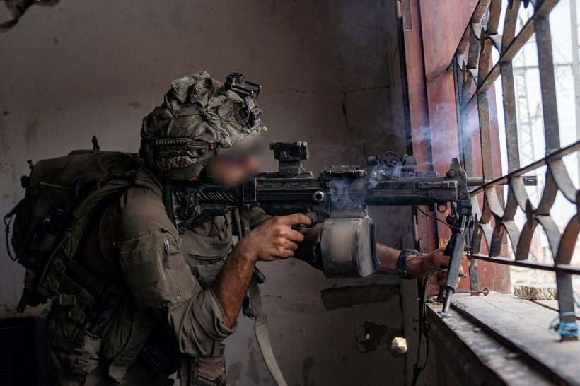 Binh sỹ Israel tại Dải Gaza ngày 19/5/2025. (Ảnh: THX/TTXVN)