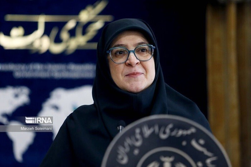 Người phát ngôn Chính phủ Iran Fatemeh Mohajerani. (Ảnh: IRNA/TTXVN)