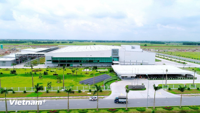 Nhà máy Nestlé Bông Sen, tỉnh Hưng Yên, được xây dựng trên diện tích 10ha phát triển dòng sản phẩm thức uống dinh dưỡng dạng nước đáp ứng nhu cầu trong nước. (Nguồn: Vietnam+)