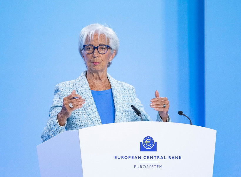 Chủ tịch ECB Christine Lagarde. (Ảnh: THX/TTXVN)