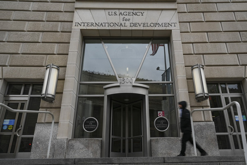 Trụ sở của Cơ quan Phát triển Quốc tế Mỹ (USAID) tại Washington D.C. (Ảnh: Anadolu Agency/TTXVN)