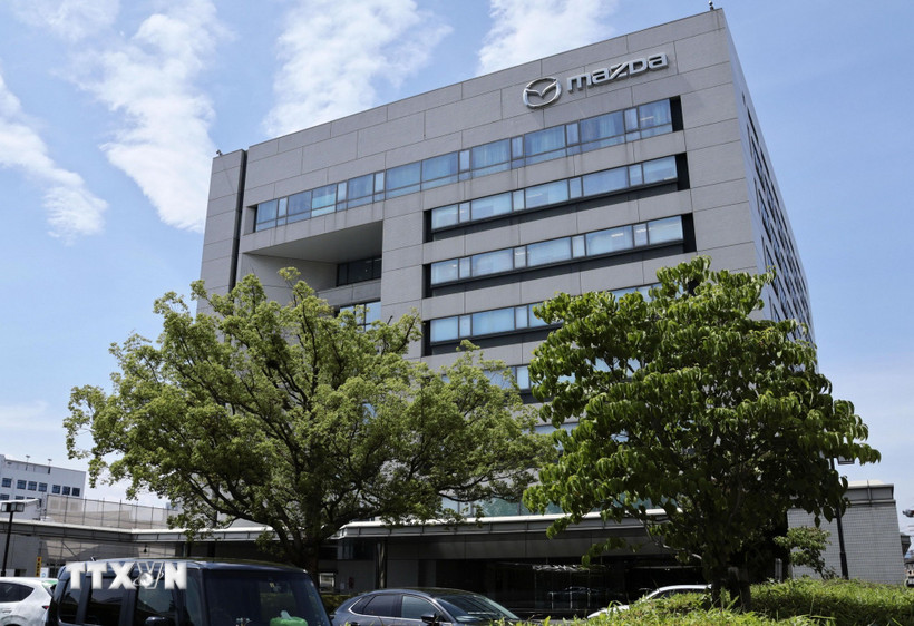 Trụ sở hãng ôtô Mazda tại Fuchu, tỉnh Hiroshima, Nhật Bản. (Nguồn: Kyodo/TTXVN)