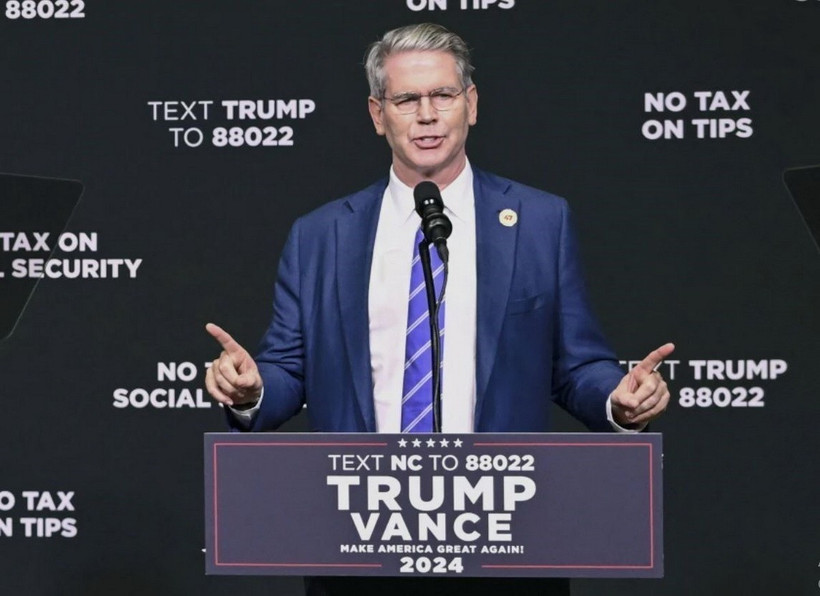 Bộ trưởng Tài chính Mỹ Scott Bessent. (Nguồn: AP/TTXVN)