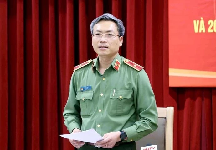 Thiếu tướng Nguyễn Quốc Toản - Người phát ngôn Bộ Công an. (Nguồn: Bộ Công an)