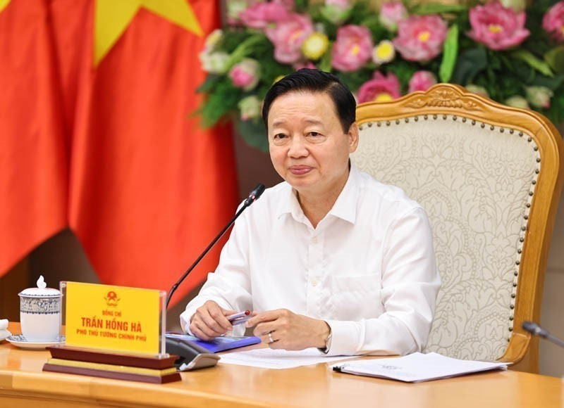 Phó Thủ tướng Trần Hồng Hà. (Ảnh: Minh Đức/TTXVN)