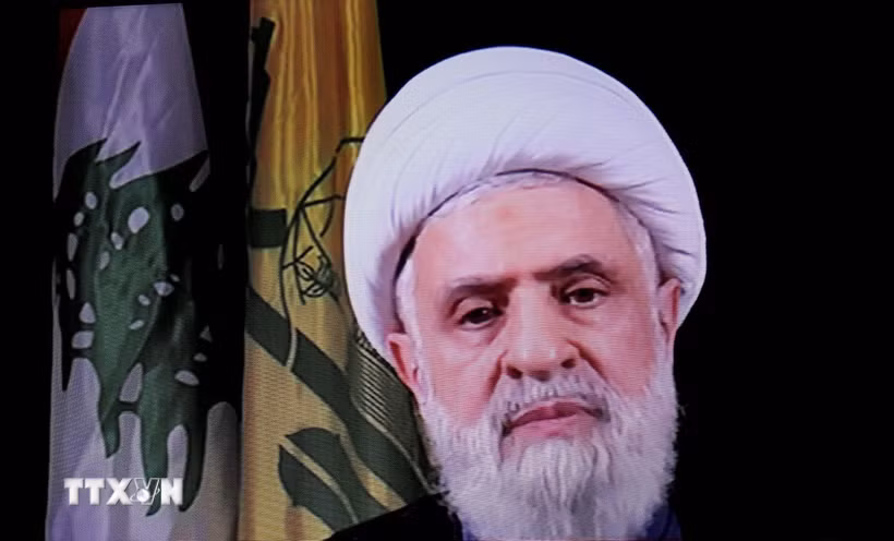 Thủ lĩnh Phong trào Hezbollah Naim Qassem. (Nguồn: THX/TTXVN)
