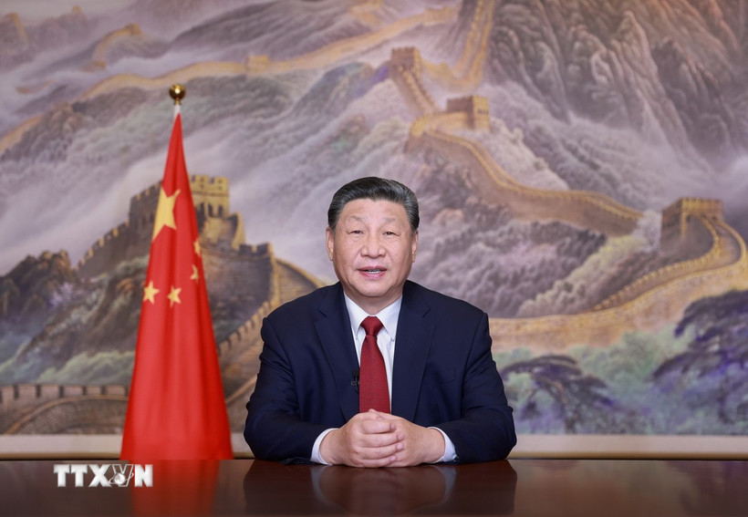 Tổng Bí thư, Chủ tịch nước Trung Quốc Tập Cận Bình . (Ảnh: THX/TTXVN)
