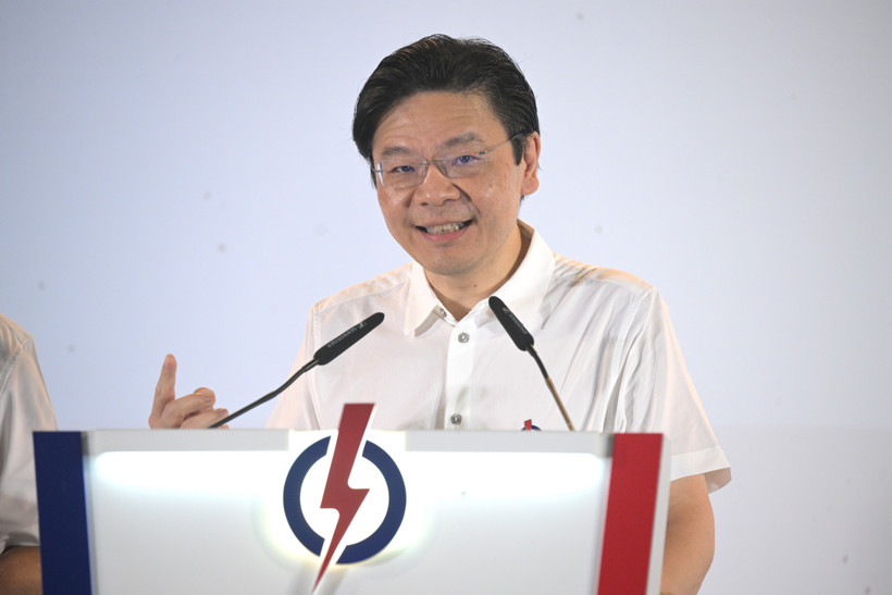 Thủ tướng Singapore Lawrence Wong. (Ảnh: THX/TTXVN)