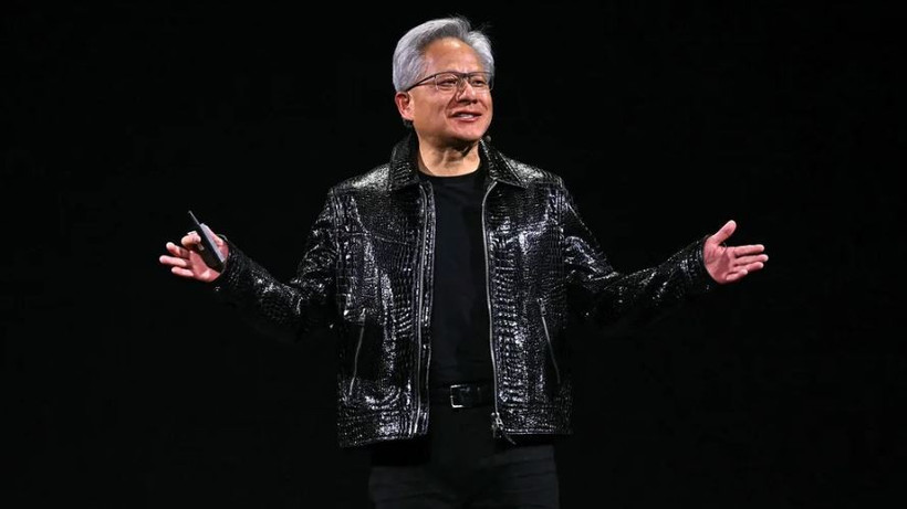 Giám đốc điều hành công ty sản xuất chip Nvidia, Jensen Huang. (Nguồn: Getty Images)