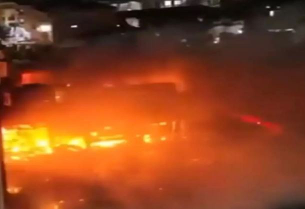 Nguyên nhân hỏa hoạn đang được điều tra làm rõ. (Nguồn: X)