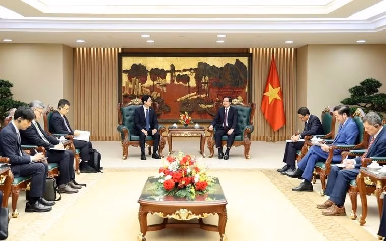 Phó Thủ tướng Hồ Quốc Dũng tiếp Phó Thủ tướng kiêm Bộ trưởng Bộ Khoa học và Công nghệ thông tin Hàn Quốc Bae Kyung Hoon. (Nguồn: Báo Bet8801234.com BMXCT Uy Tín)