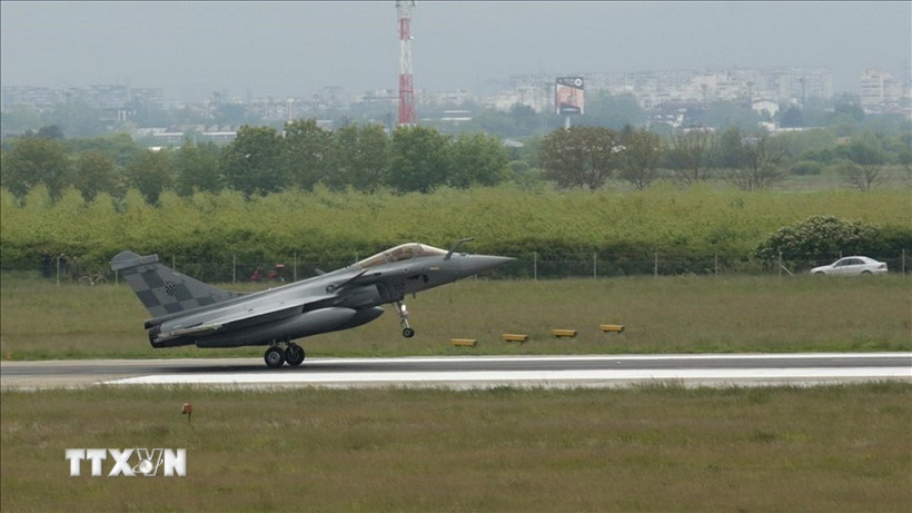 Máy bay chiến đấu Rafale. (Ảnh: AA/TTXVN)