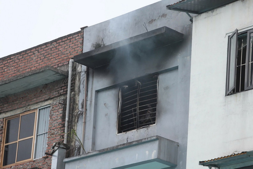 Hiện trường vụ việc. (Ảnh: Tuấn Anh/TTXVN)