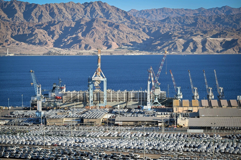 Cảng biển Eilat ở miền nam Israel. (Ảnh: TTXVN phát)