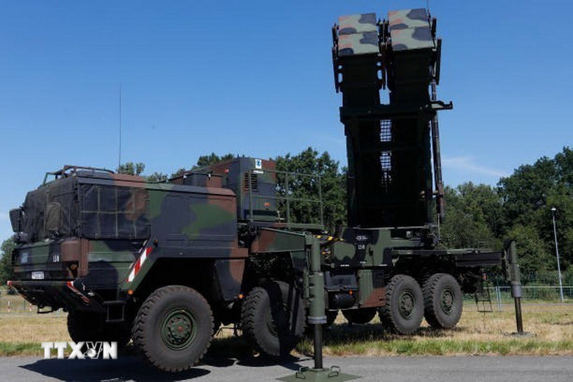 Hệ thống phòng không Patriot tại Schoenefeld, Đức. (Ảnh: Getty Images/TTXVN)