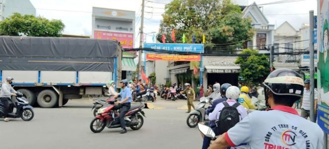 Hiện trường vụ tai nạn. (Nguồn: Báo Tiền phong)