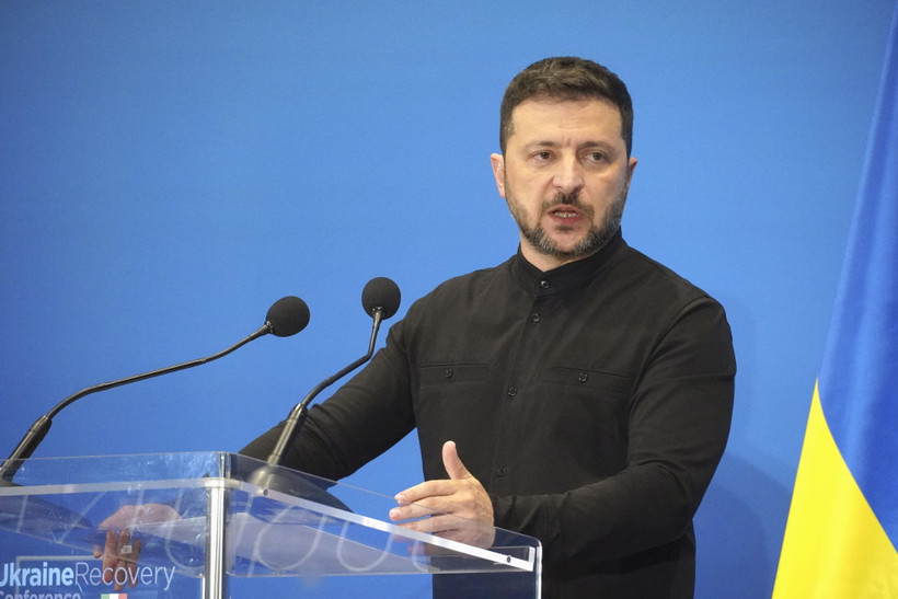 Tổng thống Ukraine Volodymyr Zelensky. (Ảnh: Kyodo/TTXVN)