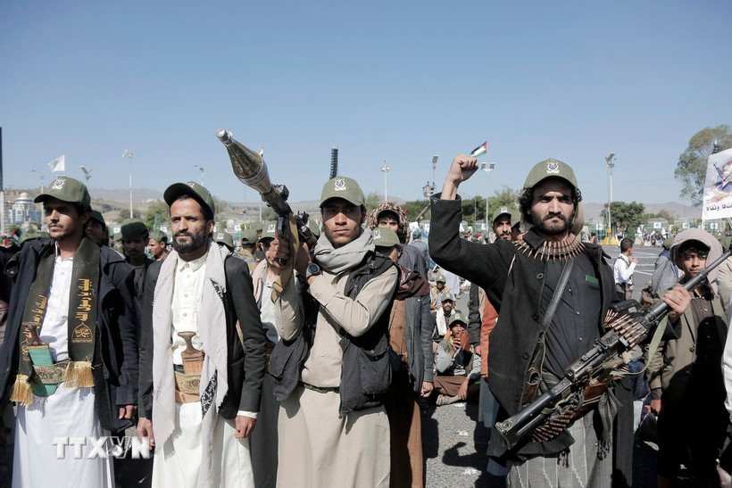 Lực lượng Houthi. (Nguồn: THX/TTXVN)