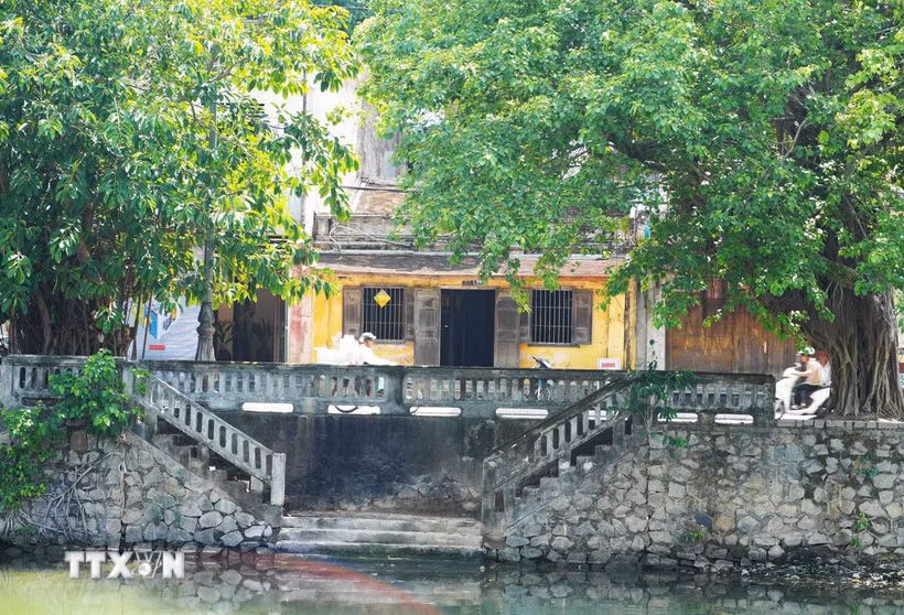 Một góc phố cổ Gia Hội nhìn từ sông Đông Ba, phường Phú Xuân, thành phố Huế. (Ảnh: Nguyên Lý/TTXVN)